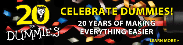 Celebrate Dummies! 20 years of making everything easier...